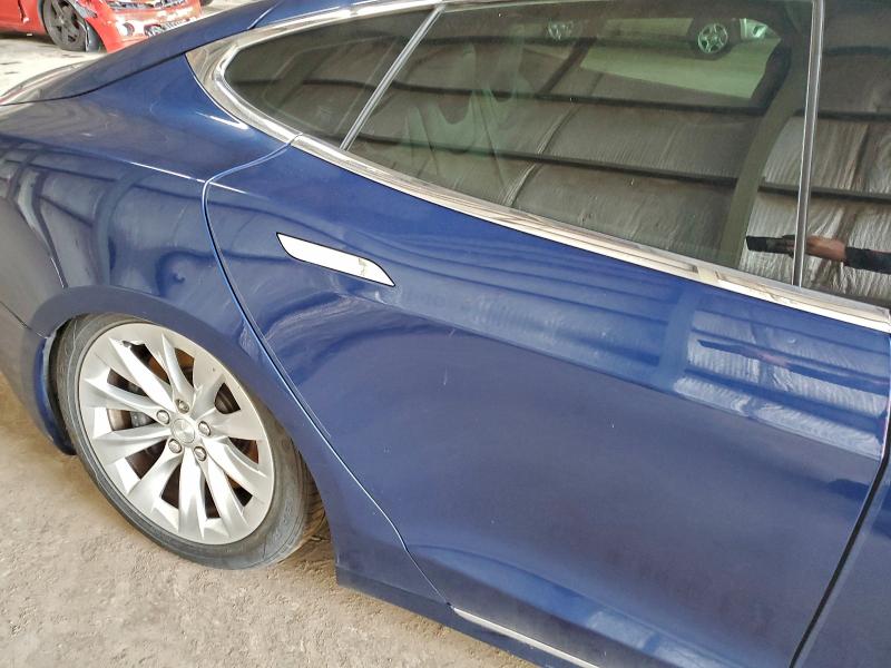 5YJSA1E12GF160485 - 2016 TESLA MODEL S 蓝色 照片 10