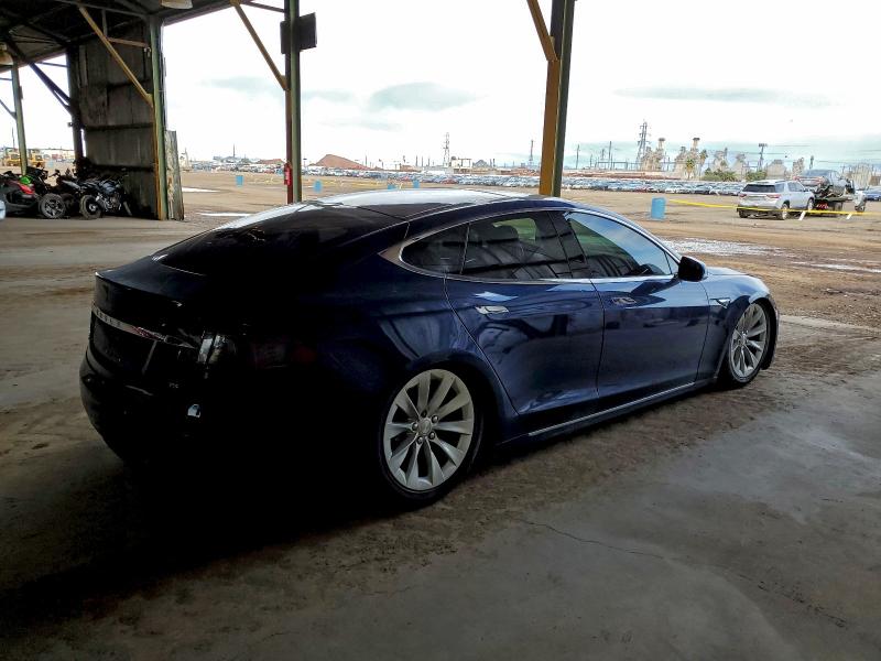 5YJSA1E12GF160485 - 2016 TESLA MODEL S 蓝色 照片 3