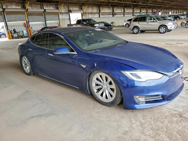 5YJSA1E12GF160485 - 2016 TESLA MODEL S 蓝色 照片 4