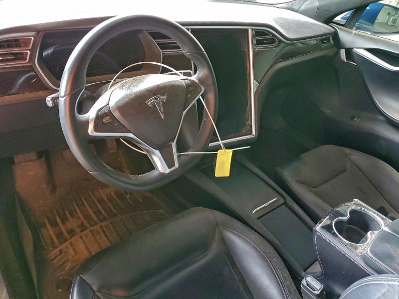 5YJSA1E12GF160485 - 2016 TESLA MODEL S 蓝色 照片 8