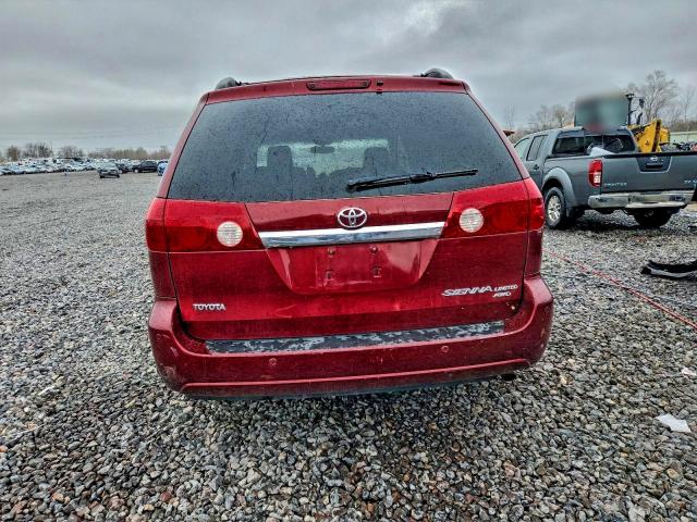5TDBK22C39S022364 - 2009 TOYOTA SIENNA XLE BURGUNDY photo 6