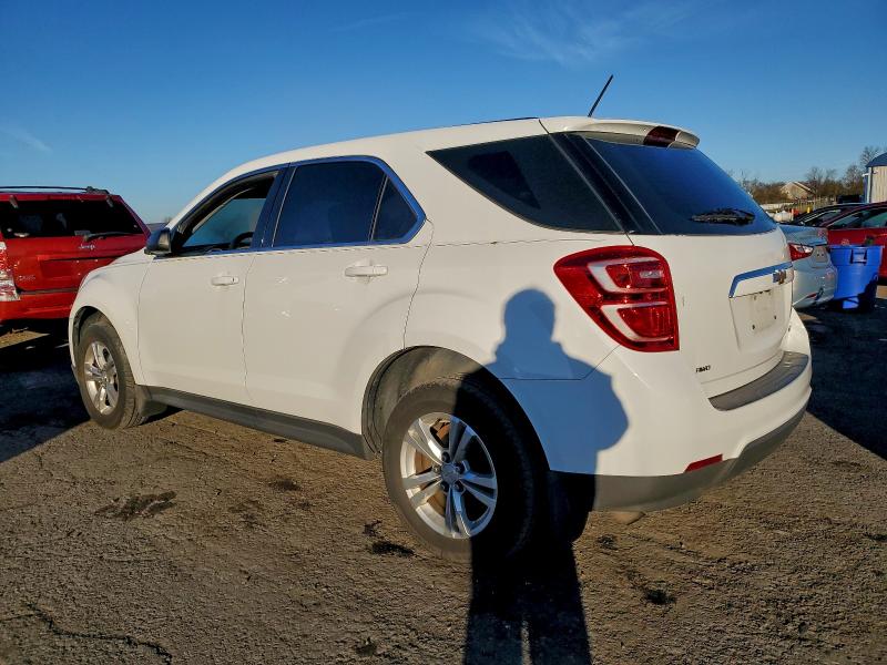 2GNFLEEK4G6145995 - 2016 CHEVROLET EQUINOX LS WHITE photo 2