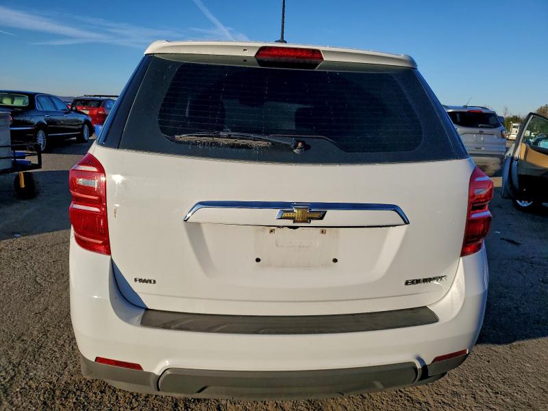 2GNFLEEK4G6145995 - 2016 CHEVROLET EQUINOX LS WHITE photo 6