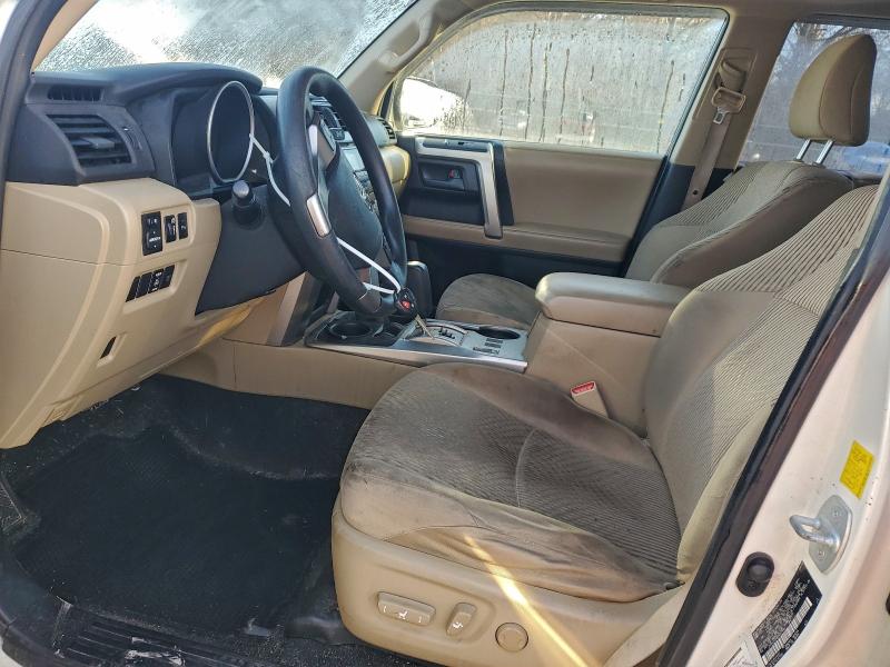 JTEBU5JR4B5037996 - 2011 TOYOTA 4RUNNER SR5 WHITE photo 7