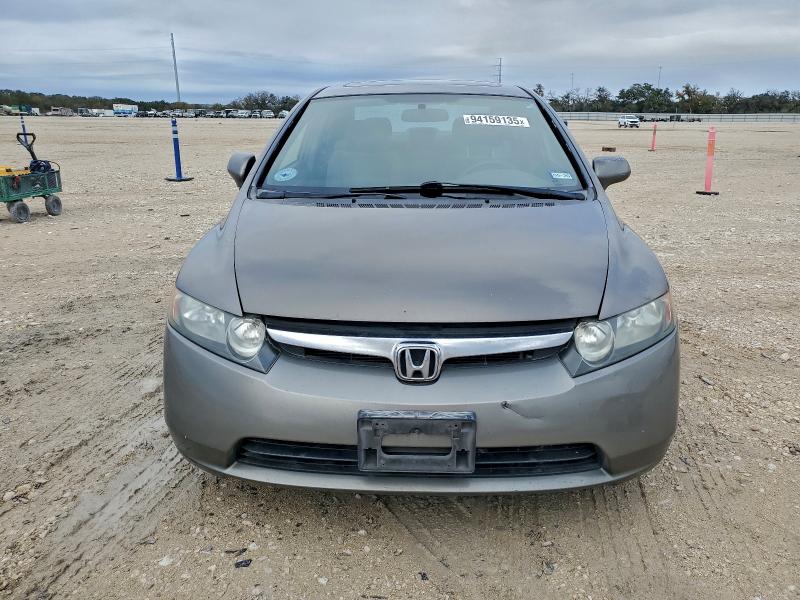 1HGFA16888L043605 - 2008 HONDA CIVIC EX GRAY photo 5