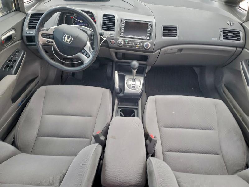 1HGFA16888L043605 - 2008 HONDA CIVIC EX GRAY photo 8