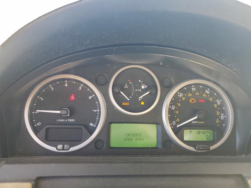 SALAE25478A490173 - 2008 LAND ROVER LR3 SE GREEN photo 9