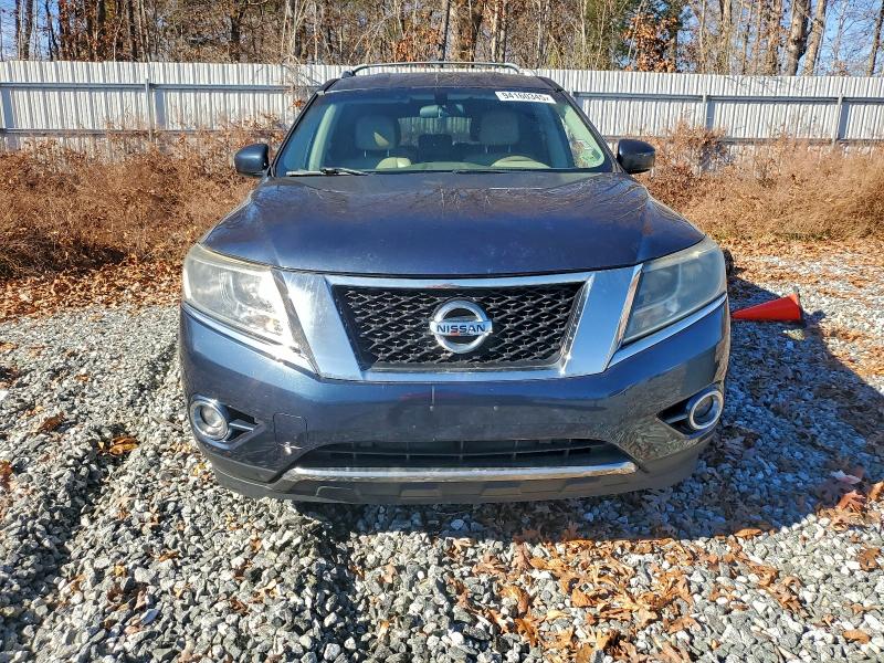 5N1AR2MN3EC638126 - 2014 NISSAN PATHFINDER S GRAY photo 5