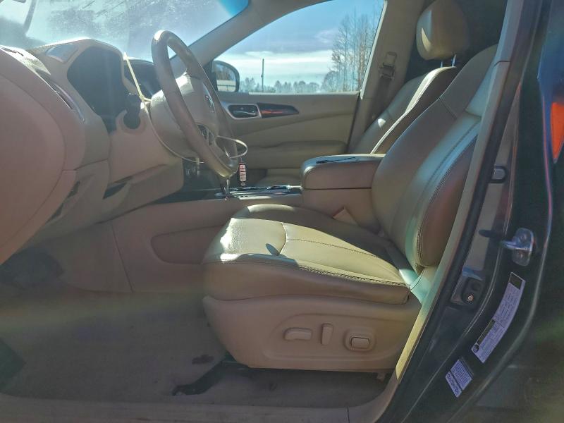 5N1AR2MN3EC638126 - 2014 NISSAN PATHFINDER S GRAY photo 7