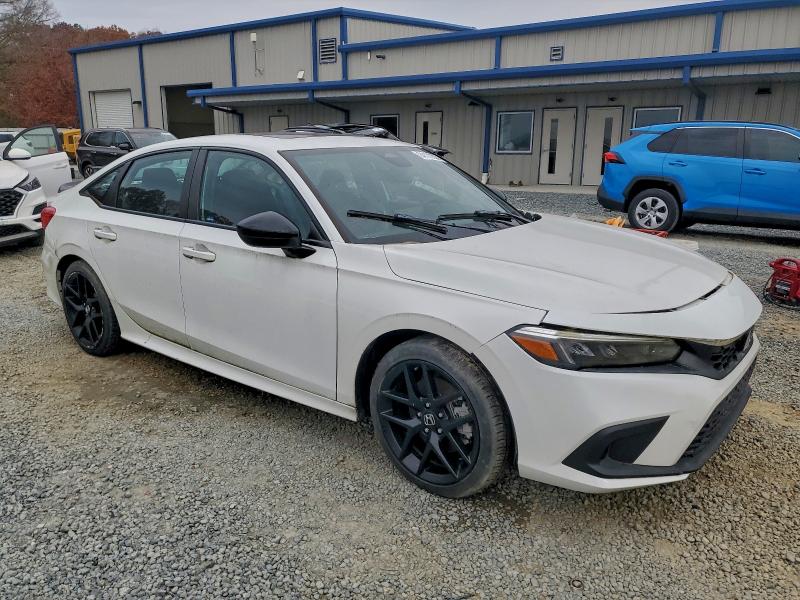 2HGFE1E5XNH471390 - 2022 HONDA CIVIC SI WHITE photo 4