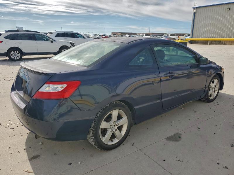 2HGFG12867H582711 - 2007 HONDA CIVIC EX BLUE photo 3