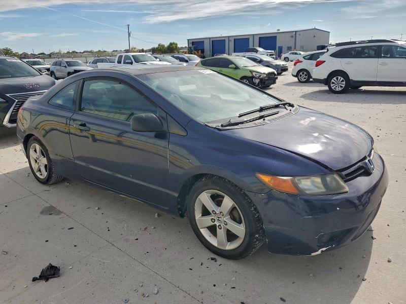 2HGFG12867H582711 - 2007 HONDA CIVIC EX BLUE photo 4