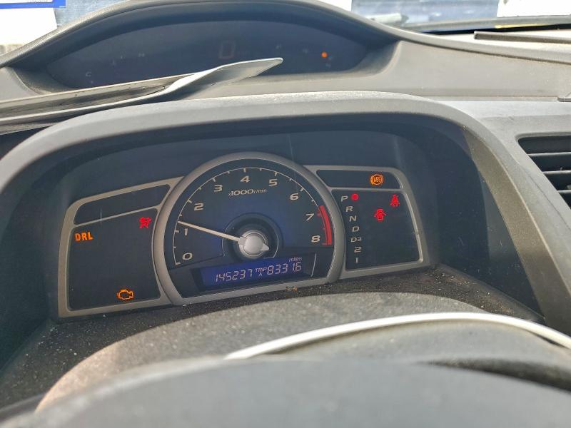 2HGFG12867H582711 - 2007 HONDA CIVIC EX BLUE photo 9