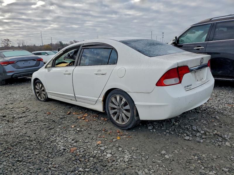 2HGFA1F89AH574024 - 2010 HONDA CIVIC EX WHITE photo 2