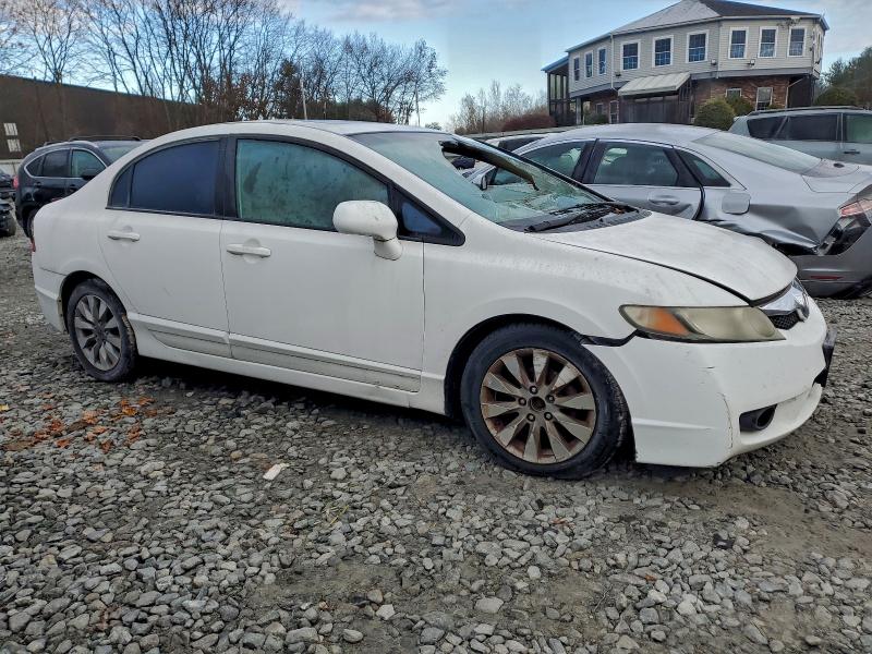 2HGFA1F89AH574024 - 2010 HONDA CIVIC EX WHITE photo 4