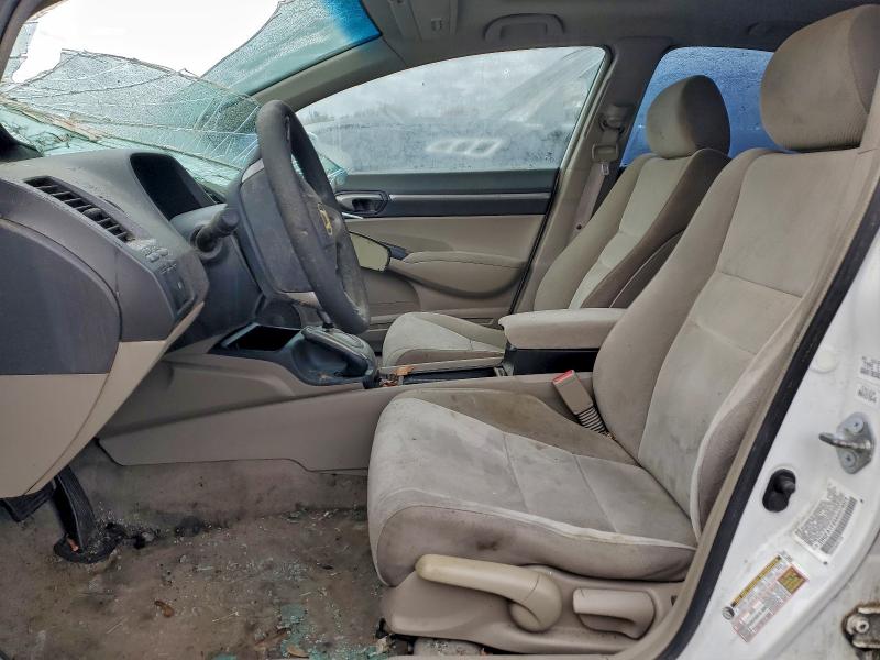 2HGFA1F89AH574024 - 2010 HONDA CIVIC EX WHITE photo 7