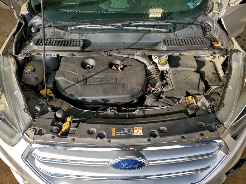 1FMCU9J92HUA98452 - 2017 FORD ESCAPE TITANIUM CREAM photo 12