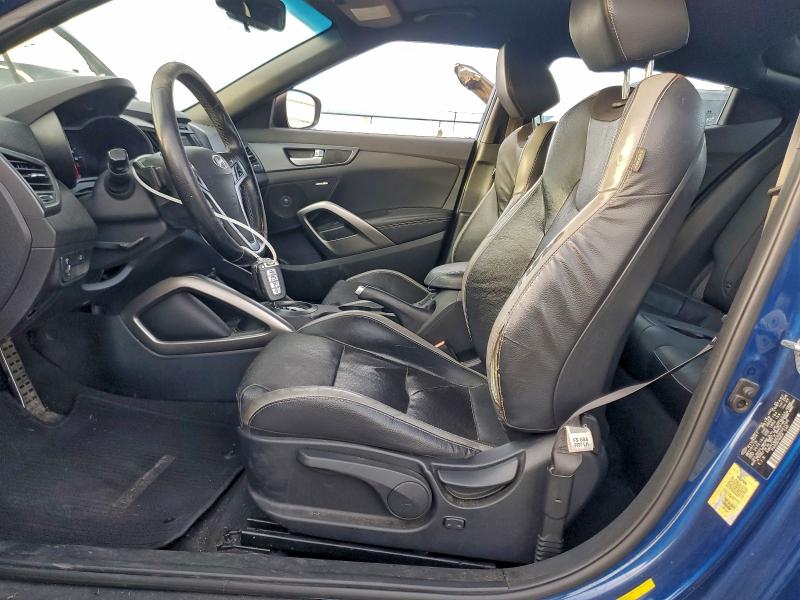 KMHTC6AE6GU261049 - 2016 HYUNDAI VELOSTER TURBO 蓝色 照片 7