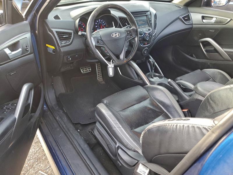 KMHTC6AE6GU261049 - 2016 HYUNDAI VELOSTER TURBO 蓝色 照片 8