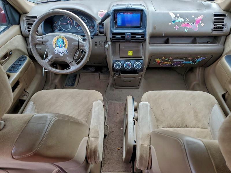 SHSRD78844U204637 - 2004 HONDA CR-V EX 勃艮第红 照片 8