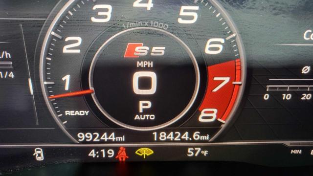 WAUB4CF59KA080734 - 2019 AUDI S5 PREMIUM PLUS Biały zdjęcie 8