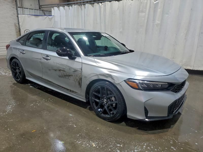 2HGFE2F52SH599820 - 2025 HONDA CIVIC SPORT GRAY photo 4