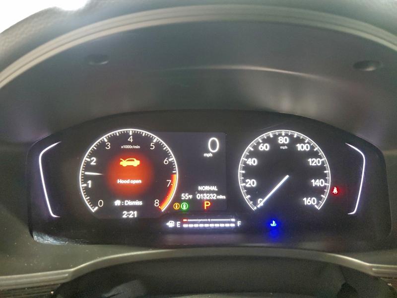 2HGFE2F52SH599820 - 2025 HONDA CIVIC SPORT GRAY photo 9