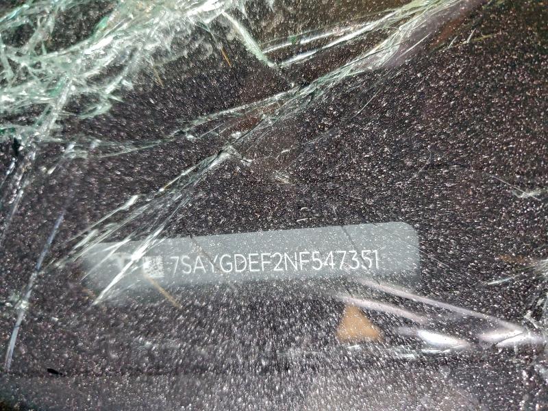 7SAYGDEF2NF547351 - 2022 TESLA MODEL Y GRAY photo 12