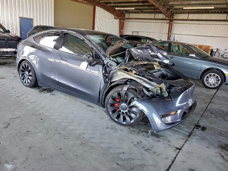 7SAYGDEF2NF547351 - 2022 TESLA MODEL Y GRAY photo 4