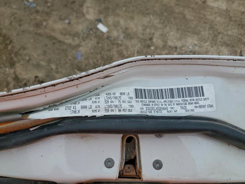 3C6UD5CLXCG284642 - 2012 DODGE RAM 2500 ST თეთრი ფოტო 13