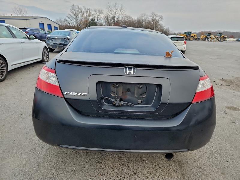 2HGFG12887H512448 - 2007 HONDA CIVIC EX BLACK photo 6