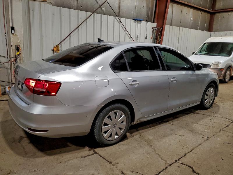 3VW1K7AJXFM422830 - 2015 VOLKSWAGEN JETTA BASE SILVER photo 3