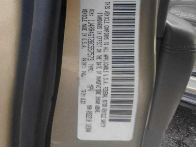 1J4RR4GT2BC557573 - 2011 JEEP GRAND CHER LAREDO Ոսկեգույն լուսանկար 10