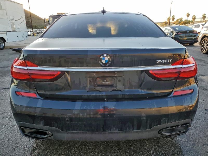 WBA7E2C5XKB218194 - 2019 BMW 740 I BLUE photo 6