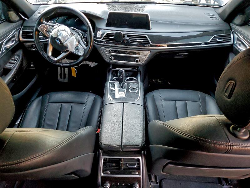 WBA7E2C5XKB218194 - 2019 BMW 740 I BLUE photo 8