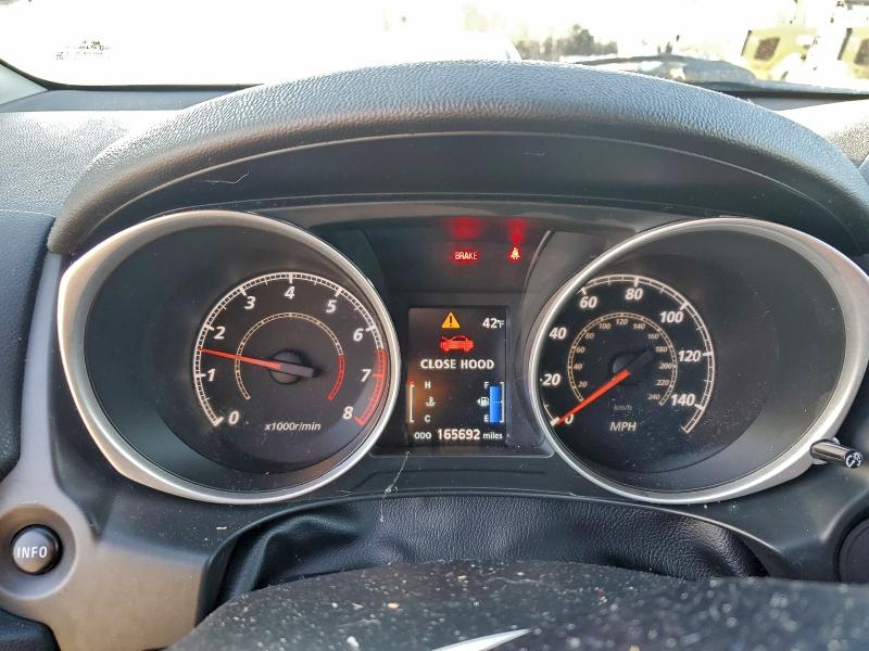 4A4AP3AU9DE013107 - 2013 MITSUBISHI OUTLANDER ES WHITE photo 9