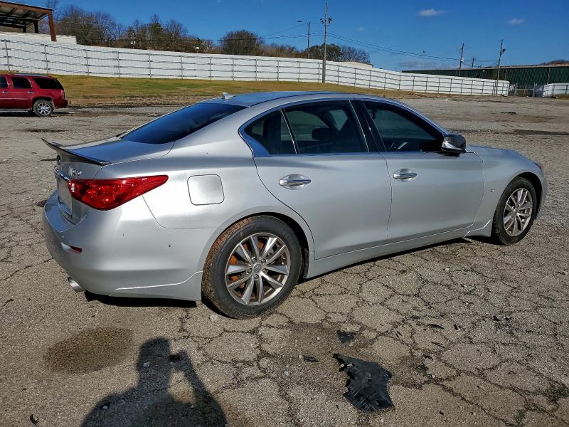 JN1BV7AP5FM344345 - 2015 INFINITI Q50 BASE SILVER photo 3