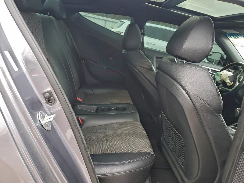 KMHTC6AD5GU283826 - 2016 HYUNDAI VELOSTER GRAY photo 10