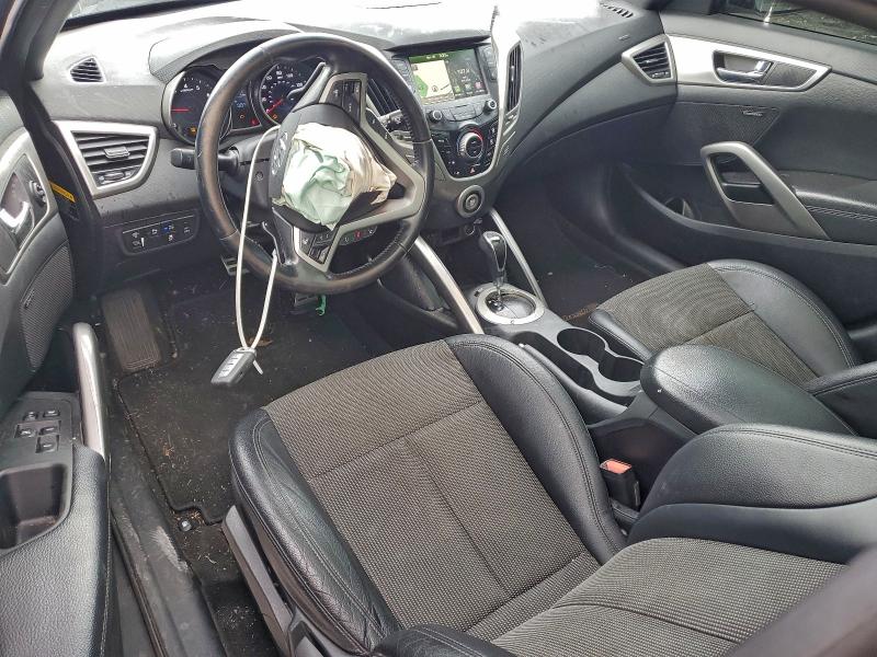 KMHTC6AD5GU283826 - 2016 HYUNDAI VELOSTER GRAY photo 8