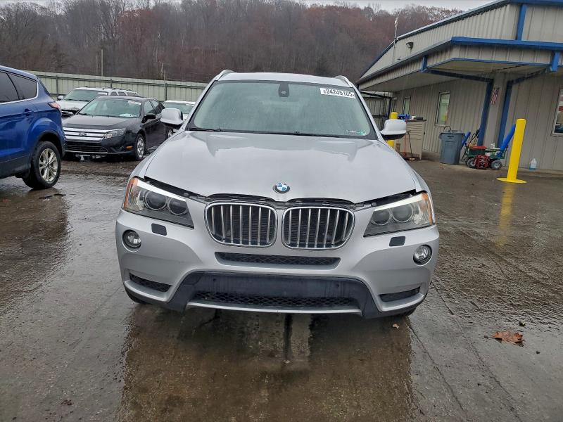 5UXWX7C54BL731617 - 2011 BMW X3 XDRIVE35I SILVER photo 5