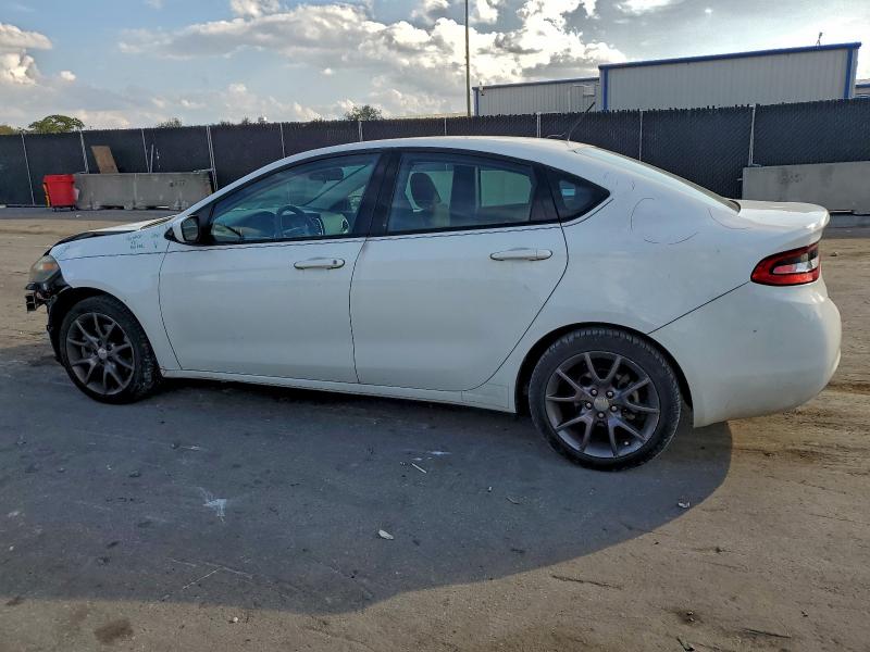 1C3CDFAA1GD505385 - 2016 DODGE DART SE WHITE photo 2