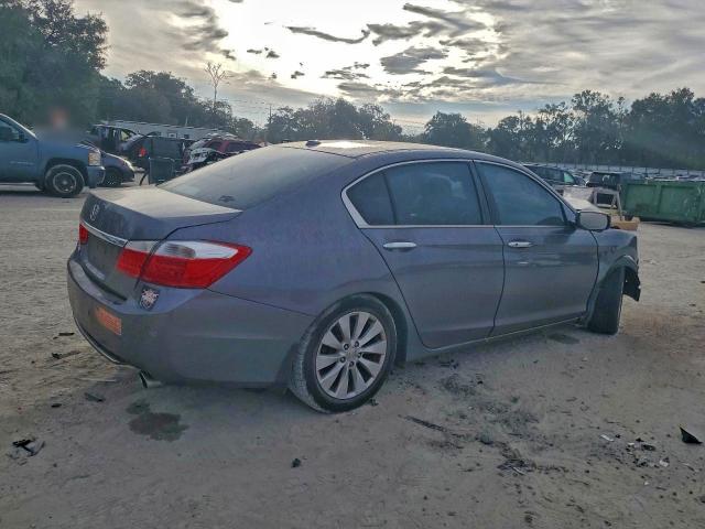 1HGCR2F82FA126800 - 2015 HONDA ACCORD EXL GRAY photo 3