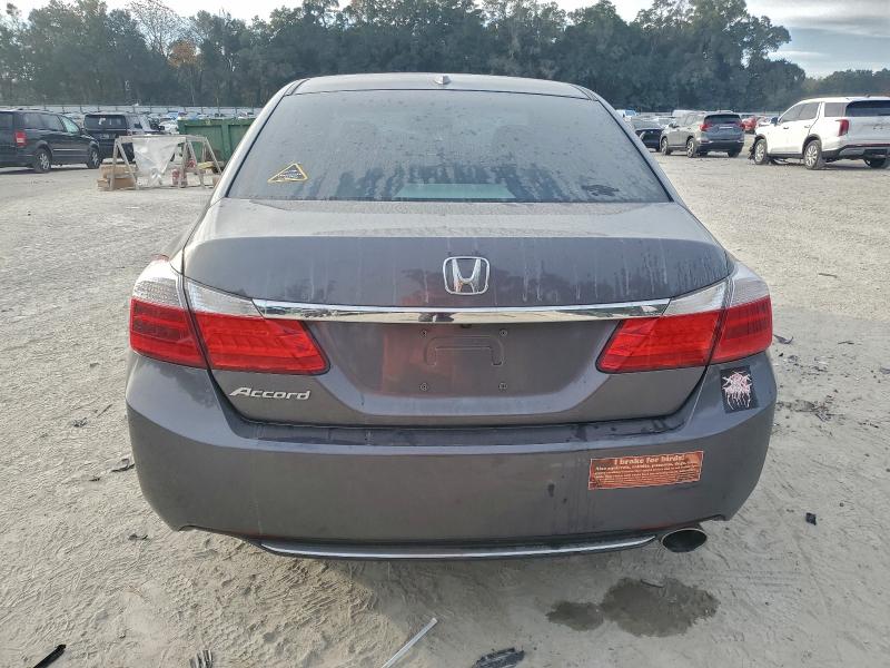 1HGCR2F82FA126800 - 2015 HONDA ACCORD EXL GRAY photo 6