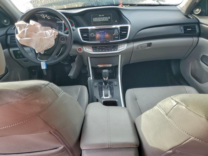 1HGCR2F82FA126800 - 2015 HONDA ACCORD EXL GRAY photo 8