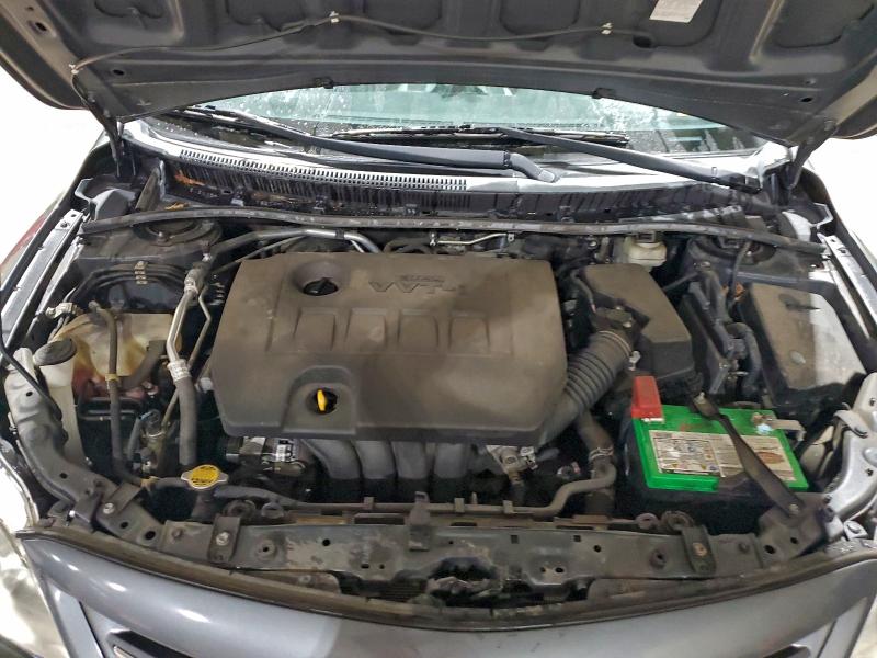 2T1BU4EE4DC105953 - 2013 TOYOTA COROLLA BASE Темно-сірий фото 11