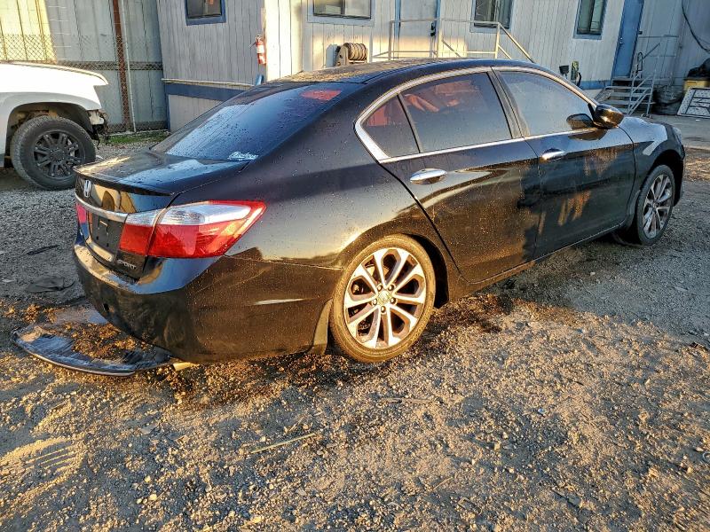 1HGCR2F56DA053272 - 2013 HONDA ACCORD SPORT Schwarz Foto 3