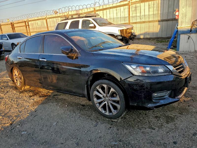 1HGCR2F56DA053272 - 2013 HONDA ACCORD SPORT Schwarz Foto 4