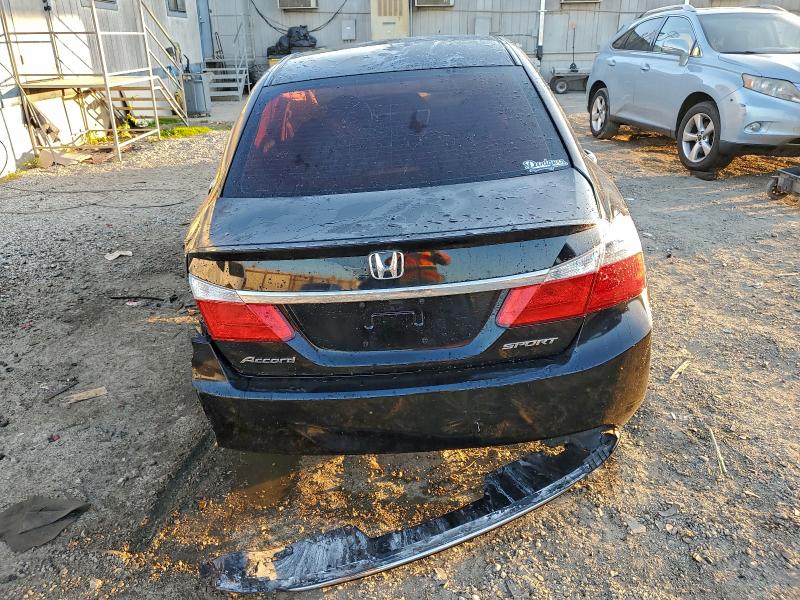 1HGCR2F56DA053272 - 2013 HONDA ACCORD SPORT Schwarz Foto 6
