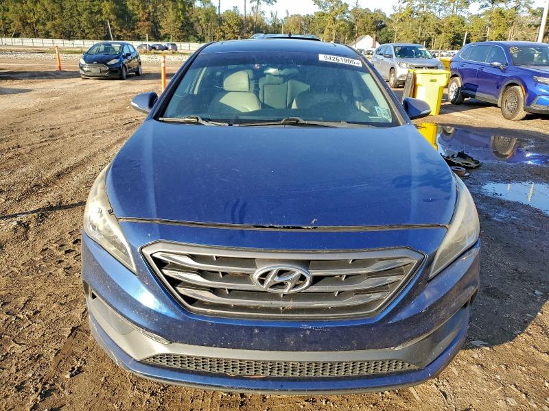5NPE34AF8GH410730 - 2016 HYUNDAI SONATA SPORT BLUE photo 5