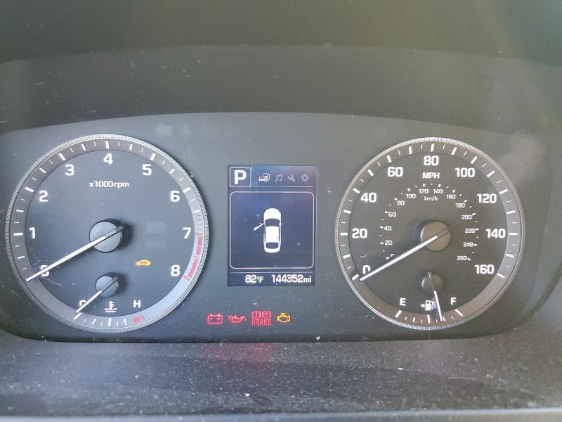 5NPE34AF8GH410730 - 2016 HYUNDAI SONATA SPORT BLUE photo 9